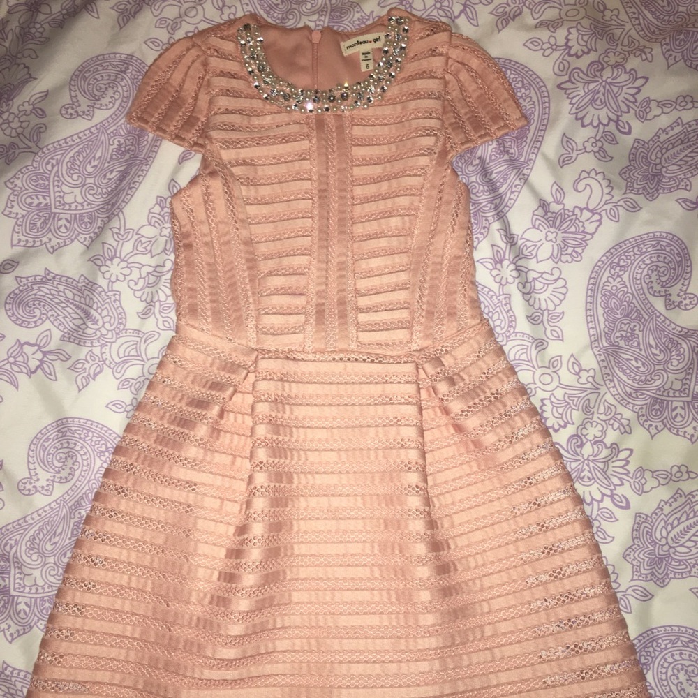 Girls Coral dress Size 6